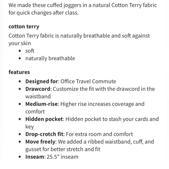 Lululemon Press Pause Jogger
Heathered Core Medium Grey - Picture 7 of 7